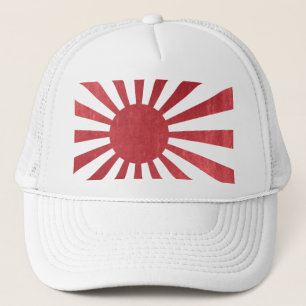 Japanische aufgehende Sonne-Flagge (leicht Truckerkappe