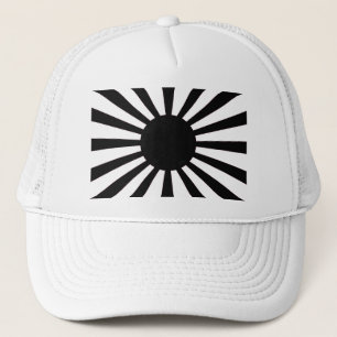 Japanische aufgehende Sonne-Flagge Truckerkappe