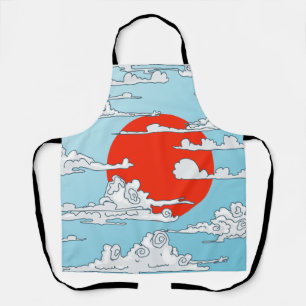 Japanische aufgehende Sonne Schürze