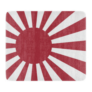 Japanische aufgehende Sonnenflagge, Edo bis WW2 Schneidebrett