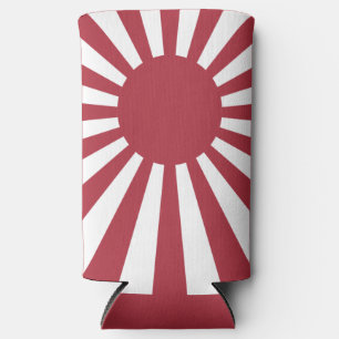 Japanische aufgehende Sonnenflagge, Edo bis WW2 Selters Dosenkühler