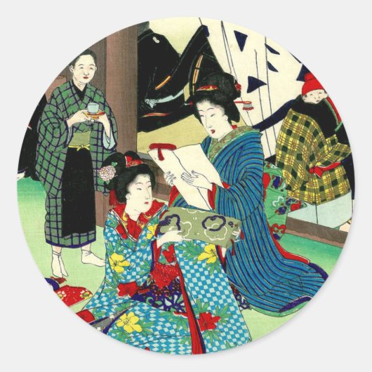 japanische Aufkleber (Vorderseite)