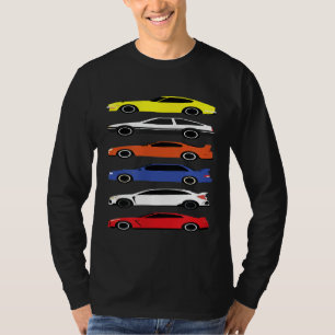 Japanische Auto Drifting 90er Jahre Japan Turbo To T-Shirt