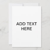 Japanische Bambus-Illustration Einladung (Rückseite)