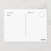 Japanische Baumspreizen unter einem schleichenden  Postkarte (Rückseite)