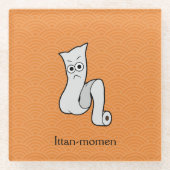 Japanische Baumwolle Roll Ittan-momen: Cartoon Yok Glasuntersetzer (Vorderseite)