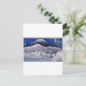 Japanische Berge um die 1800er Postkarte (Stehend Vorderseite)