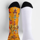 Japanische Big Circus 1871 Nachhaltige Premium Soc Socken (Oben)