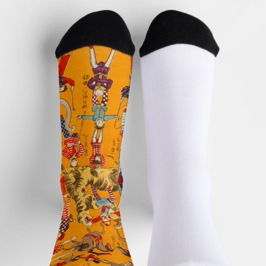 Japanische Big Circus 1871 Nachhaltige Premium Soc Socken (Oben)
