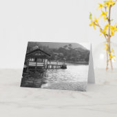 Japanische Bilder Karte (Gelbe Blume)