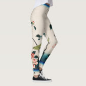 JAPANISCHE BIRD PRINT Leggings (Rechts)