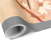 JAPANISCHE BIRDS AUF CHERRY BLOSSOM Wrapping Paper Geschenkpapier (Rolleneckpunkt)