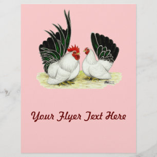 Japanische Blacktail Bantams Flyer