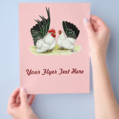 Japanische Blacktail Bantams Flyer (Hand)