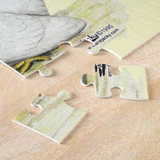 Japanische Blacktail Bantams Puzzle (Seite)