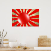 Japanische Blase Poster (Küche)