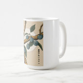 Japanische Blaubeeren Kaffeetasse (VorderseiteRechts)