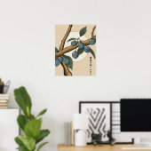 Japanische Blaubeeren Poster (Heimbüro)