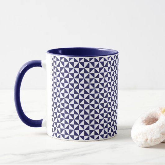 Japanische Blaue Tasse (Mit Donut)