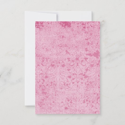 Japanische Blossom-Hochzeitsaktionskarte RSVP Karte (Rückseite)