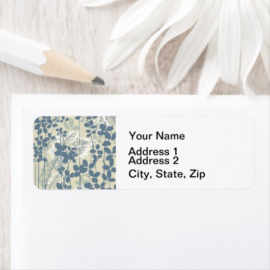 Japanische Blue Leaf-Blume (Insitu)