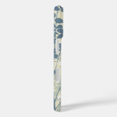 Japanische Blue Leaf-Blume Case-Mate iPhone Hülle (Rückseite / Rechts)