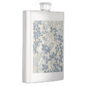 Japanische Blue Leaf-Blume Flachmann (Rechts)