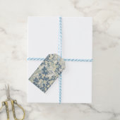 Japanische Blue Leaf-Blume Geschenkanhänger (Mit Garn)