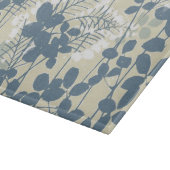 Japanische Blue Leaf-Blume Schneidebrett (Ecke)
