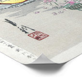 Japanische Blume Arrange Art (1896) Poster (Ecke)