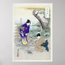 Japanische Blume Arrange Art (1896) Poster