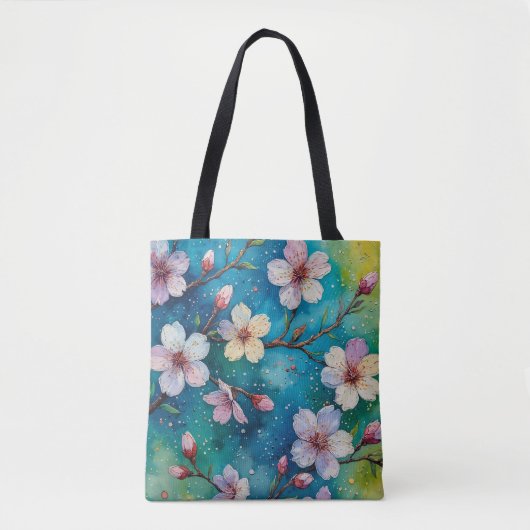 Japanische Blume Art Sakura Tasche (Vorderseite)