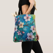 Japanische Blume Art Sakura Tasche (Von Nahem)
