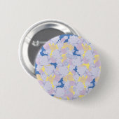 Japanische Blume Button (Vorne & Hinten)