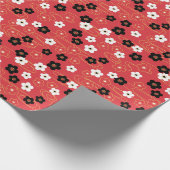 Japanische Blume Geschenkpapier (Ecke)