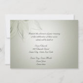 Japanische Blume Hochzeitseinladung Einladung (Rückseite)