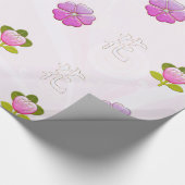 Japanische Blume Jeweled Geschenkpapier (Ecke)