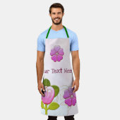 Japanische Blume Jeweled Schürze (Getragen)