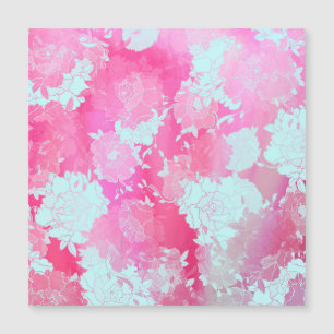 Japanische Blume Magnetkarte