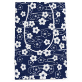 Japanische Blume Mittlere Geschenktüte (Vorderseite)