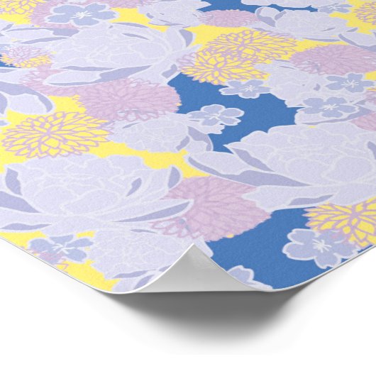 Japanische Blume Poster (Ecke)