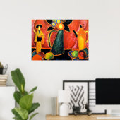 Japanische Blume Poster (Heimbüro)