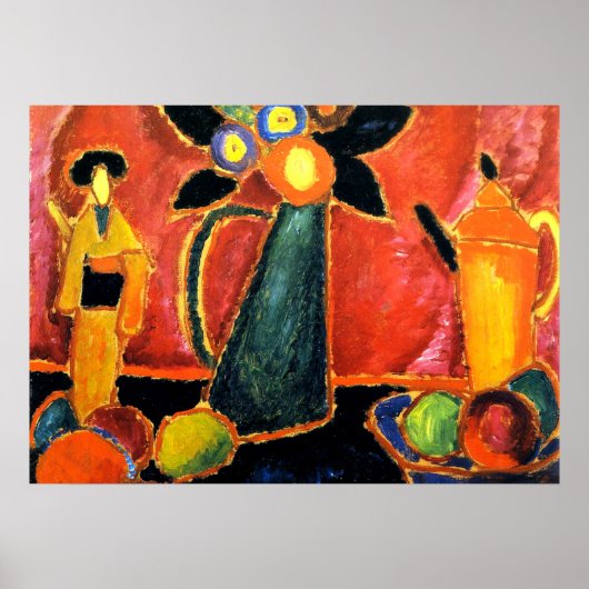 Japanische Blume Poster (Vorne)