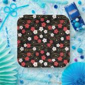 Japanische Blume Sakura Cherry Blossom Pappteller (Party)