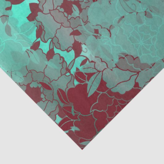 Japanische Blume Seidenpapier (Detail)