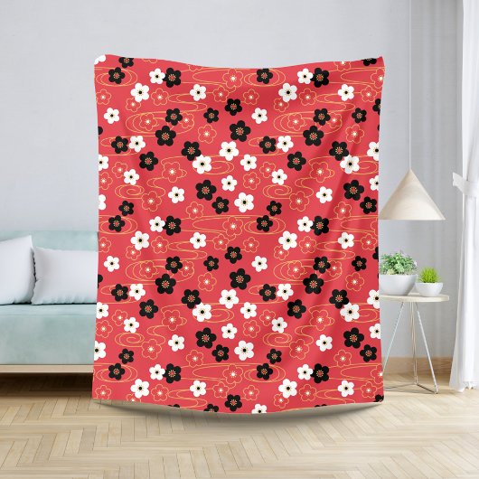 Japanische Blume Sherpadecke