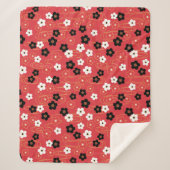 Japanische Blume Sherpadecke (Vorderseite)