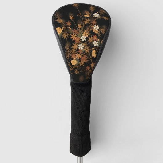 Japanische Blume und Bäume Golf Headcover (Vorderseite)
