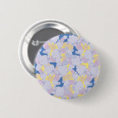 Japanische Blumen Button (Vorne & Hinten)