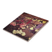 Japanische Blumengarten People Scene Keramik Tile Fliese (Seite)
